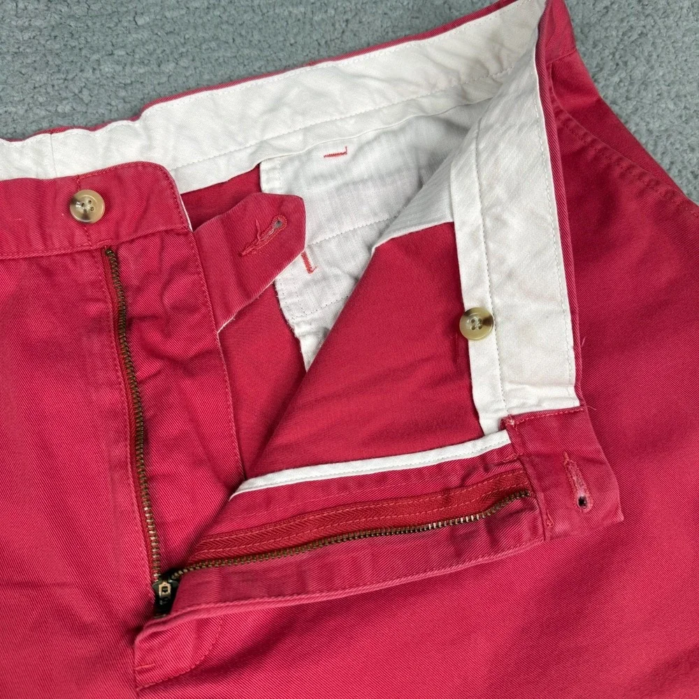 Polo Ralph Lauren Shorts Mens 42 Red Flat Front 10